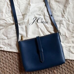 J. Crew Dark Blue Navy Parker Crossbody Bag